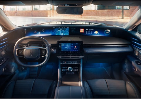 The panoramic display is shown in a 2024 Lincoln Nautilus® SUV. | Lincoln Demo 2 in Wooster OH
