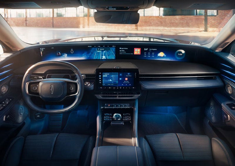 The panoramic display is shown in a 2025 Lincoln Nautilus® SUV. | Lincoln Demo 2 in Wooster OH