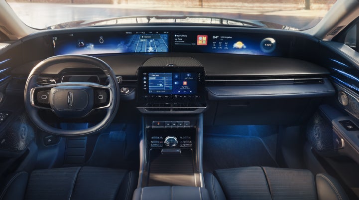 A large panoramic display is shown on the dashboard of a 2026 Lincoln Nautilus® SUV | Lincoln Demo 2 in Wooster OH