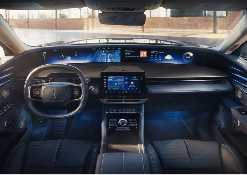 The panoramic display is shown in a 2026 Lincoln Nautilus® SUV. | Lincoln Demo 2 in Wooster OH